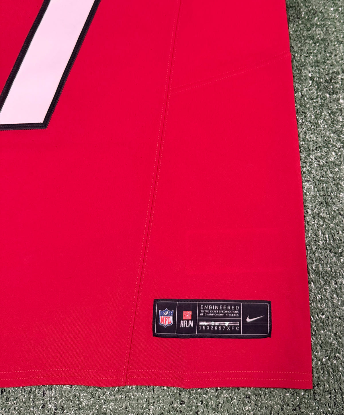 Bijan Robinson Atlanta Falcons Jersey #7 Nike Vapor FUSE Elite Red Size 40 (Medium) NFL