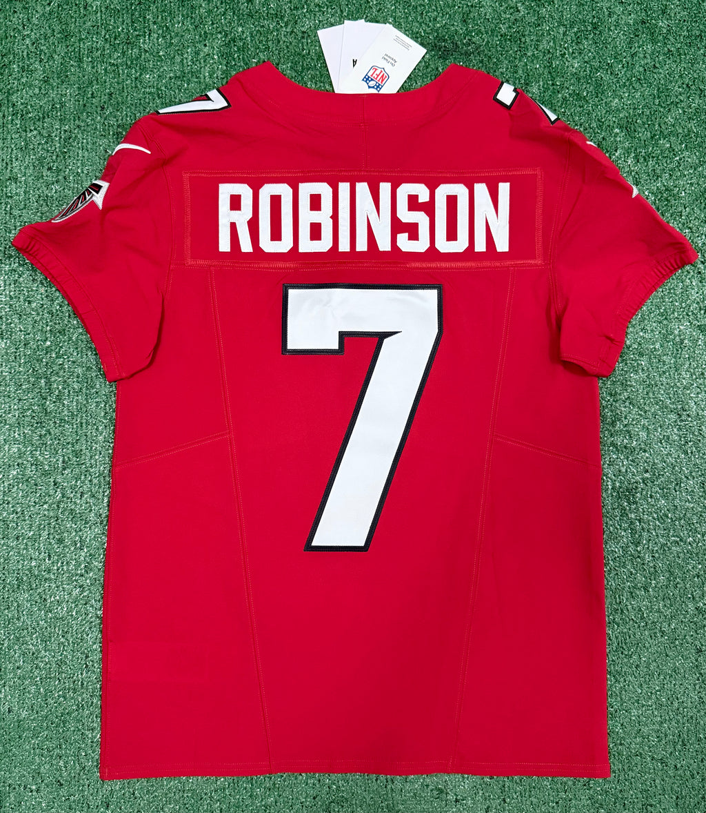 Bijan Robinson Atlanta Falcons Jersey #7 Nike Vapor FUSE Elite Red Size 40 (Medium) NFL