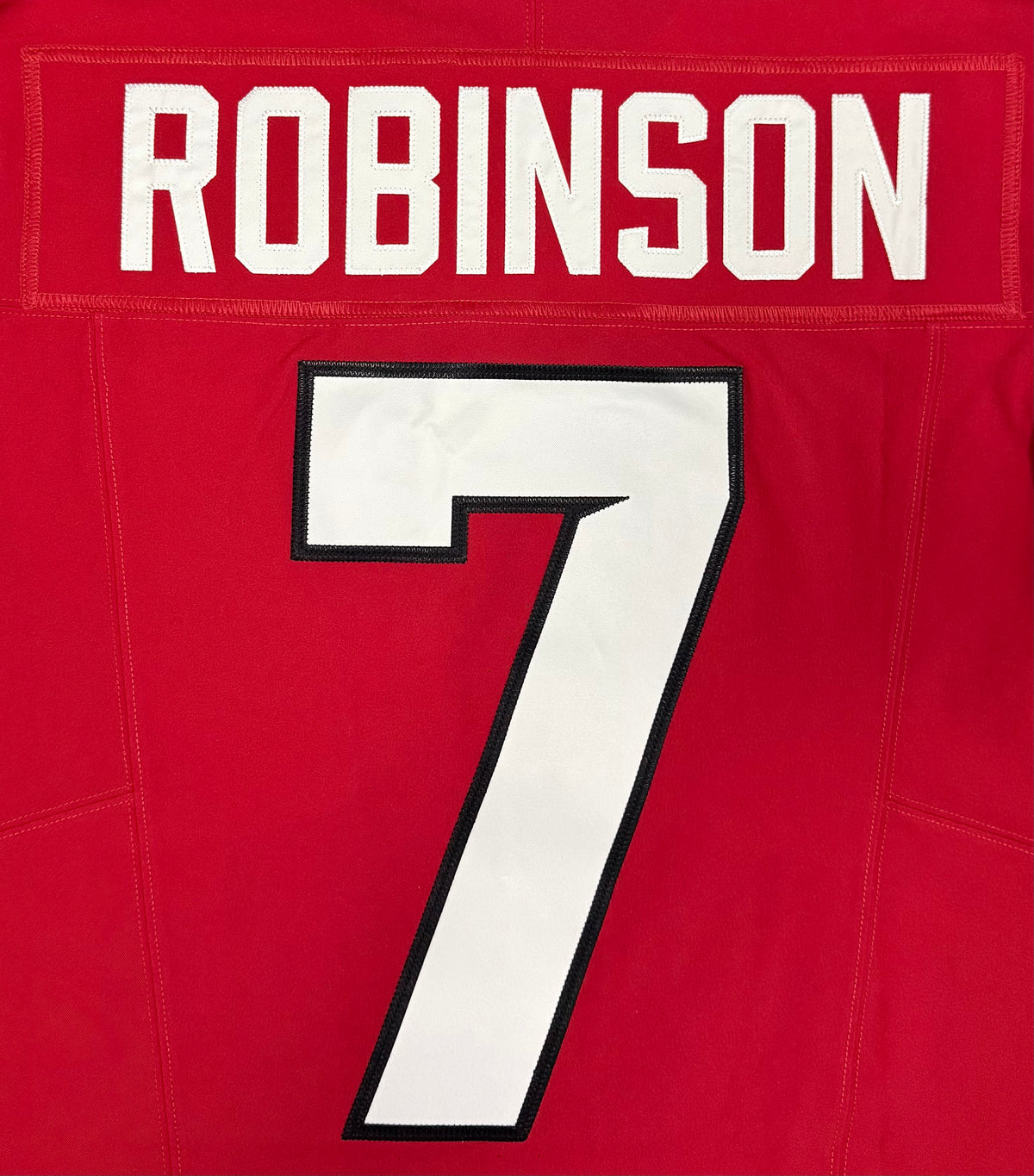 Bijan Robinson Atlanta Falcons Jersey #7 Nike Vapor FUSE Elite Red Size 40 (Medium) NFL