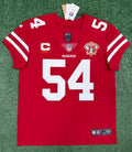 Fred Warner San Francisco 49ers Jersey #54 Nike Vapor Elite Red Size 44 (Large) NFL