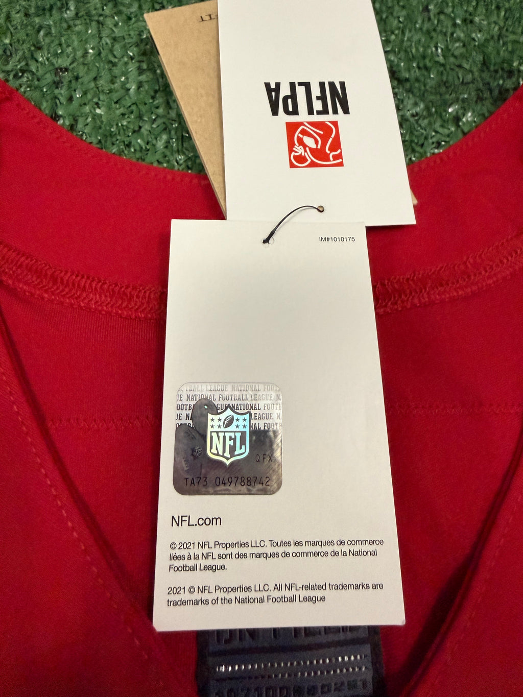 Fred Warner San Francisco 49ers Jersey #54 Nike Vapor Elite Red Size 44 (Large) NFL