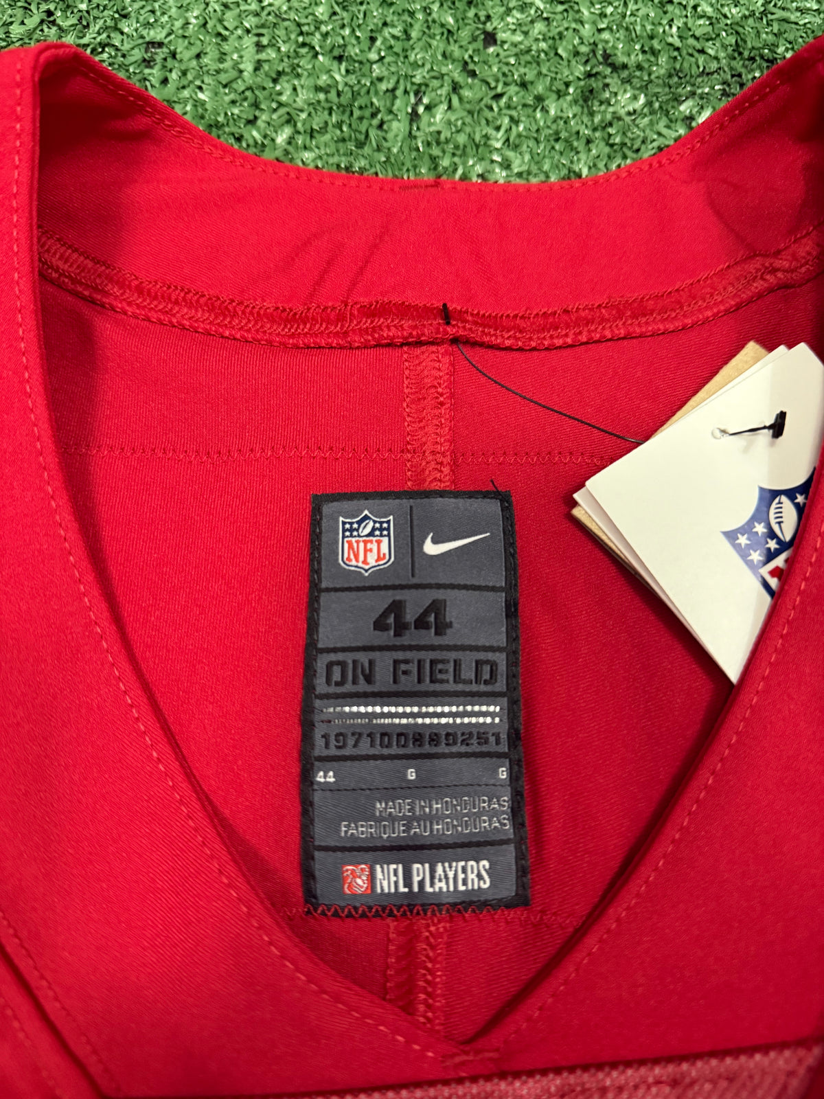 Fred Warner San Francisco 49ers Jersey #54 Nike Vapor Elite Red Size 44 (Large) NFL