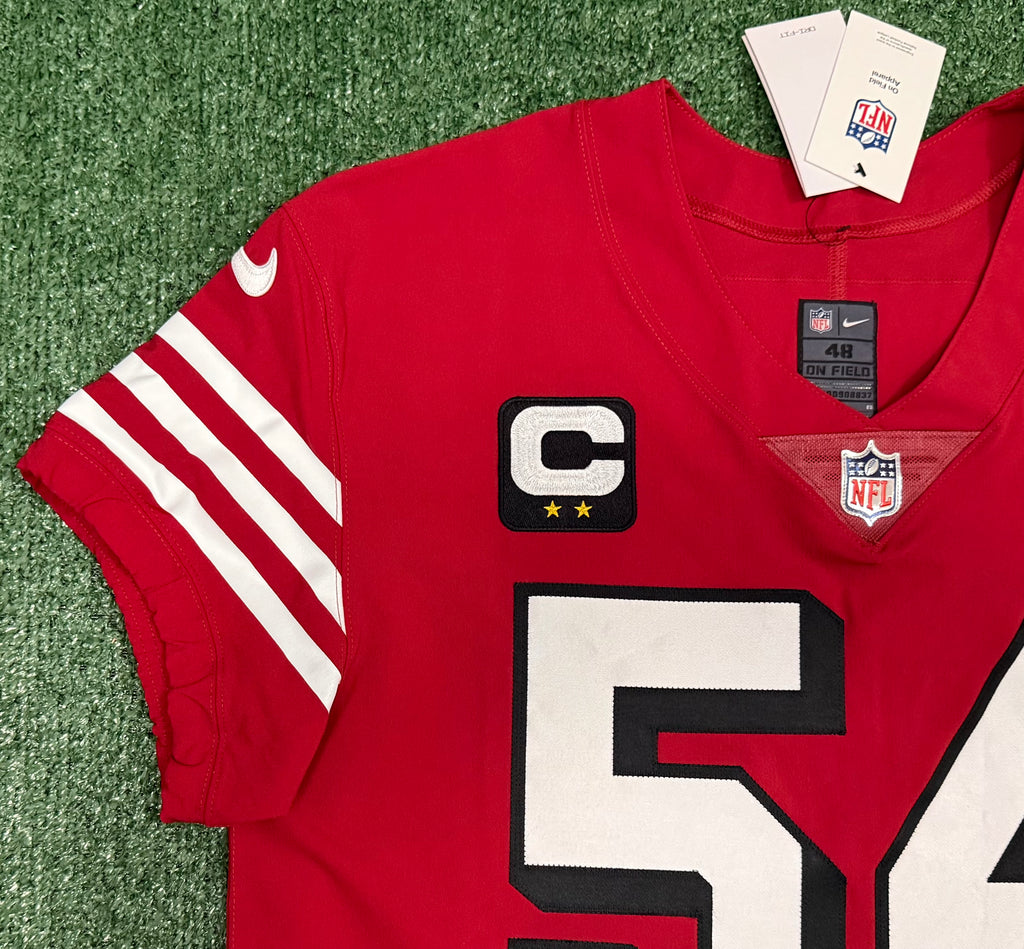 Fred Warner San Francisco 49ers Jersey #54 Nike Vapor Elite Red Size 48 (XL) NFL