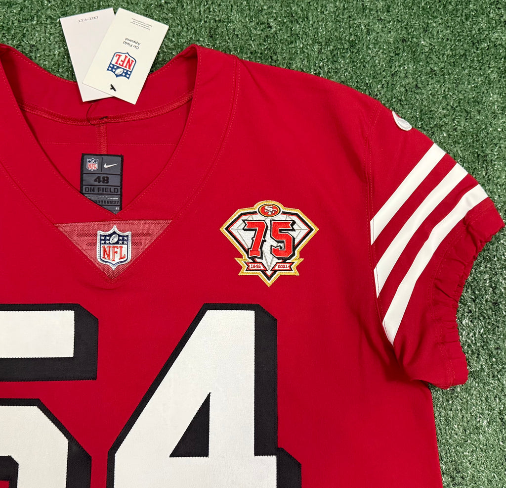 Fred Warner San Francisco 49ers Jersey #54 Nike Vapor Elite Red Size 48 (XL) NFL