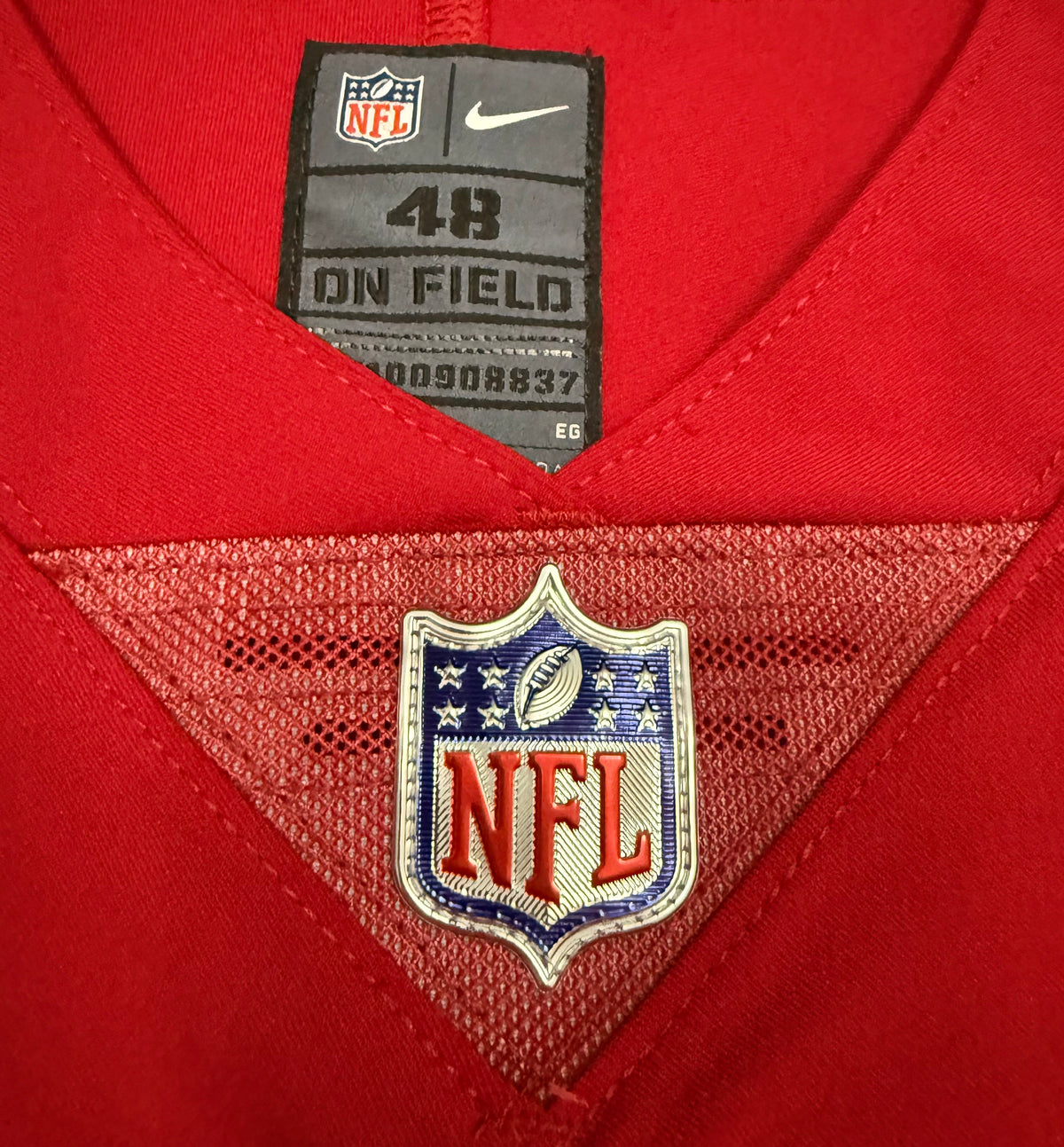 Fred Warner San Francisco 49ers Jersey #54 Nike Vapor Elite Red Size 48 (XL) NFL