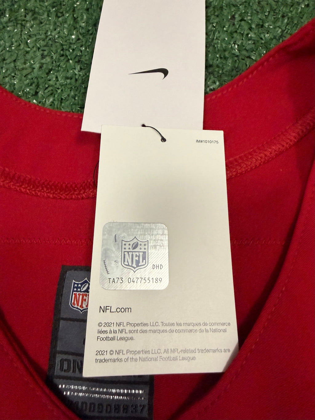 Fred Warner San Francisco 49ers Jersey #54 Nike Vapor Elite Red Size 48 (XL) NFL