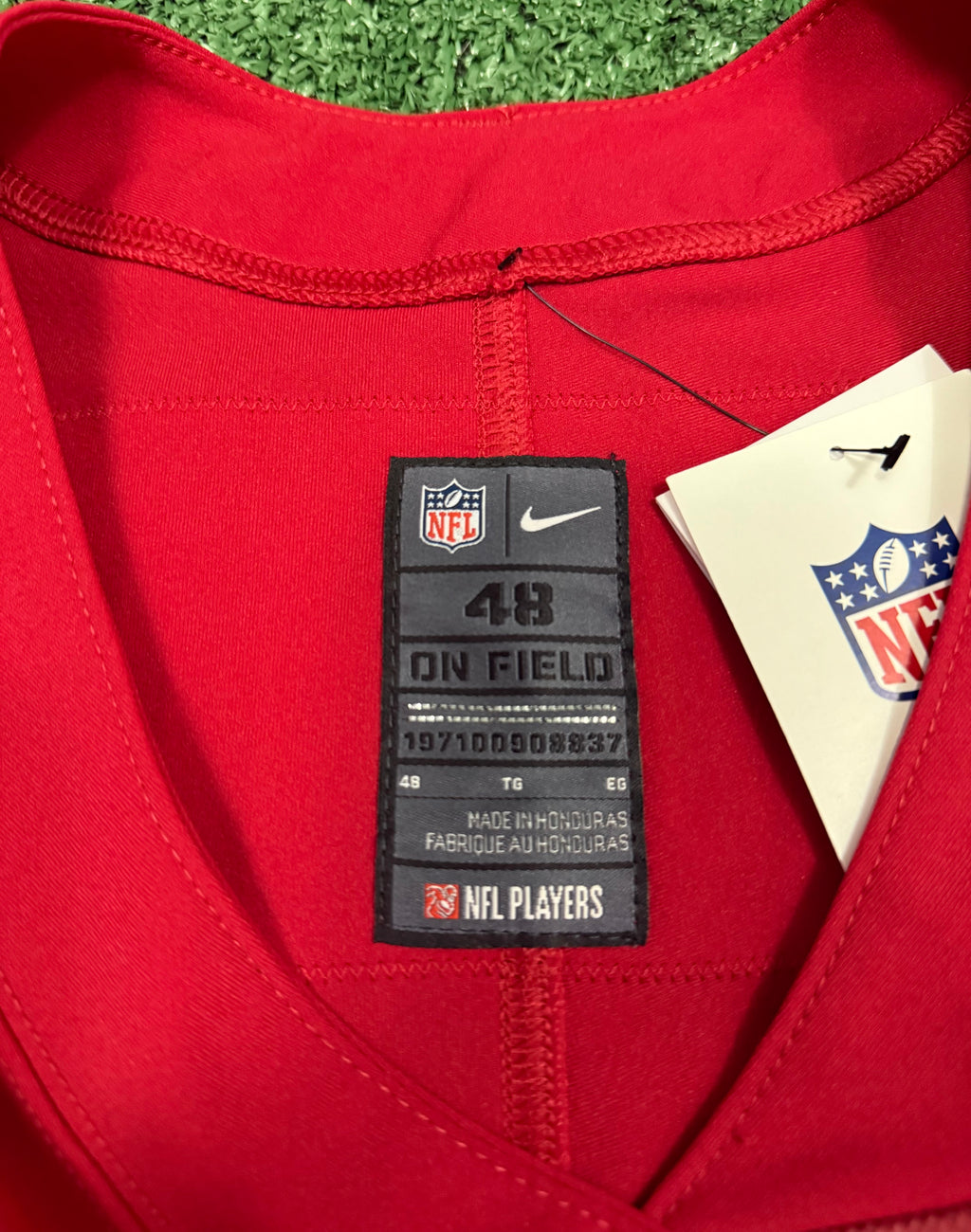 Fred Warner San Francisco 49ers Jersey #54 Nike Vapor Elite Red Size 48 (XL) NFL