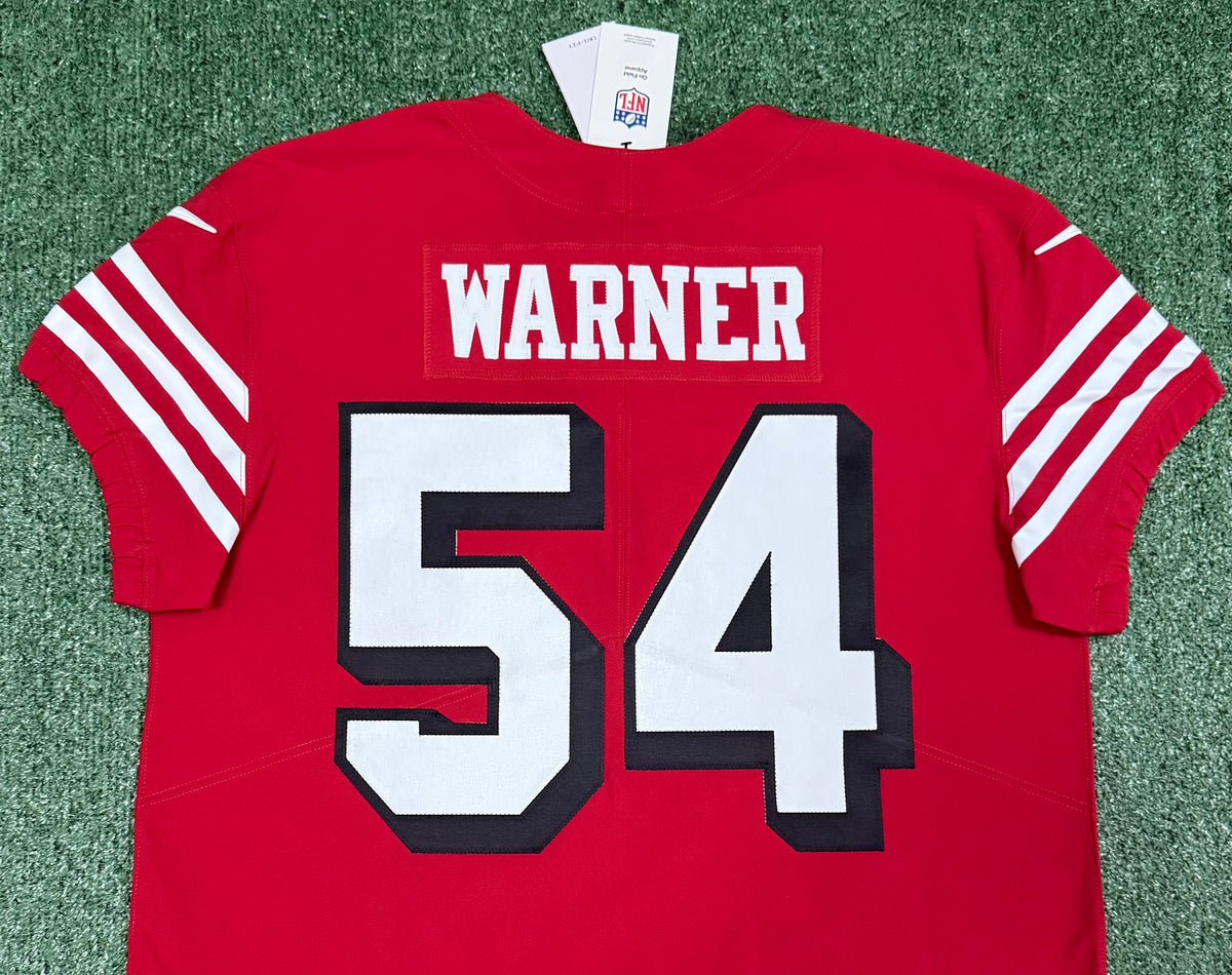Fred Warner San Francisco 49ers Jersey #54 Nike Vapor Elite Red Size 48 (XL) NFL