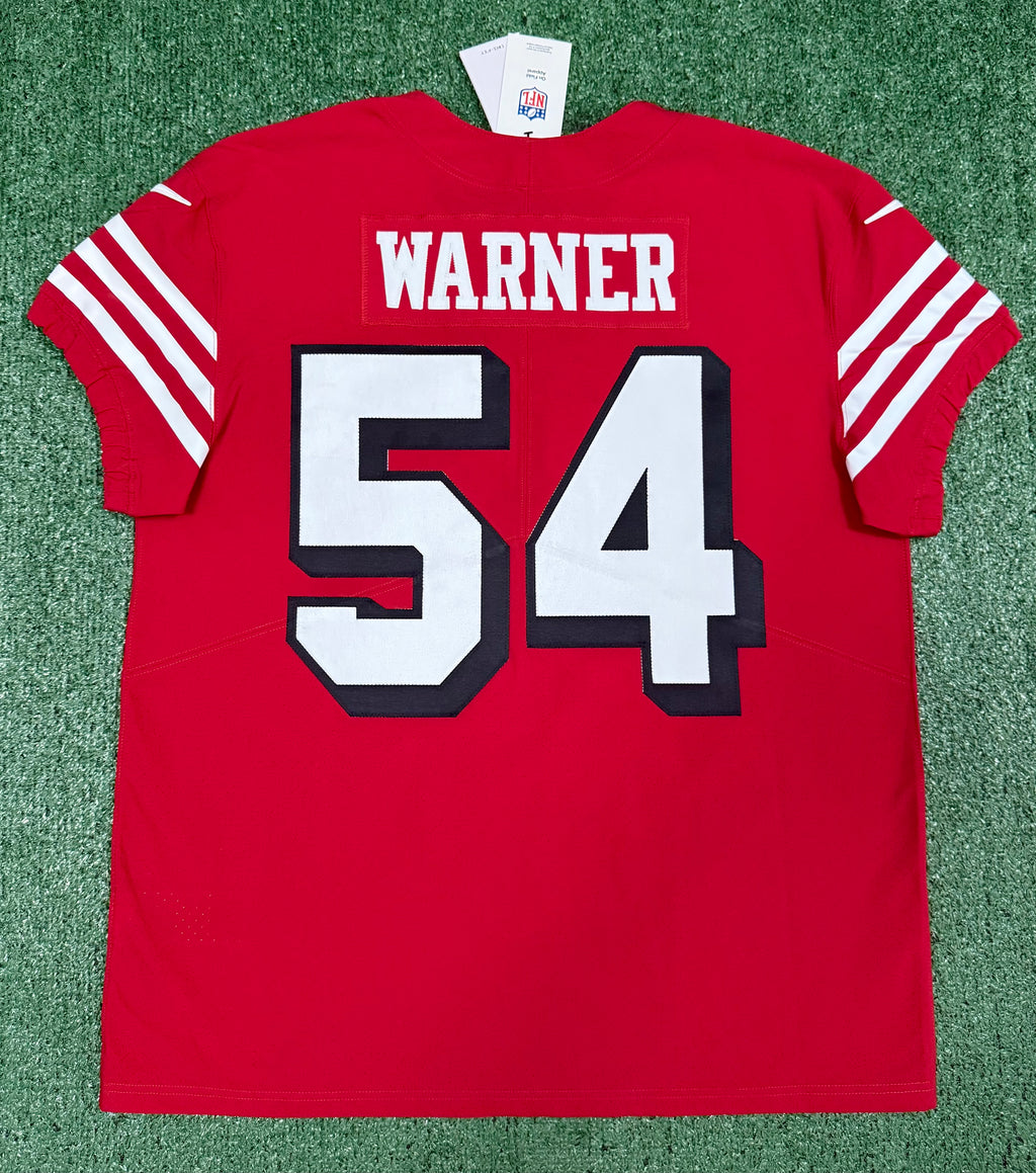 Fred Warner San Francisco 49ers Jersey #54 Nike Vapor Elite Red Size 48 (XL) NFL