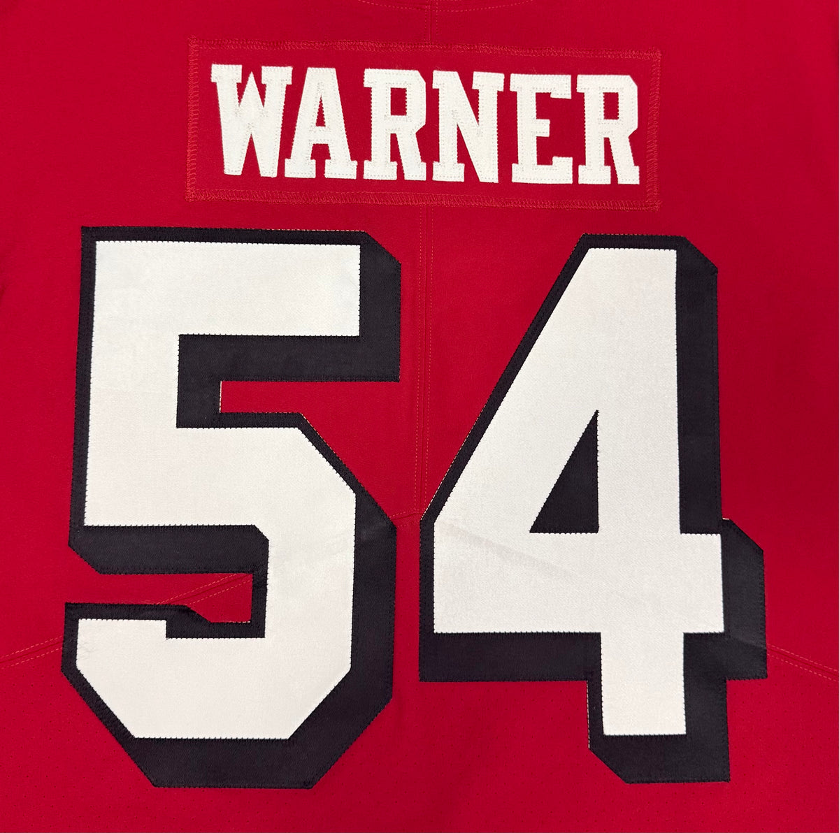 Fred Warner San Francisco 49ers Jersey #54 Nike Vapor Elite Red Size 48 (XL) NFL