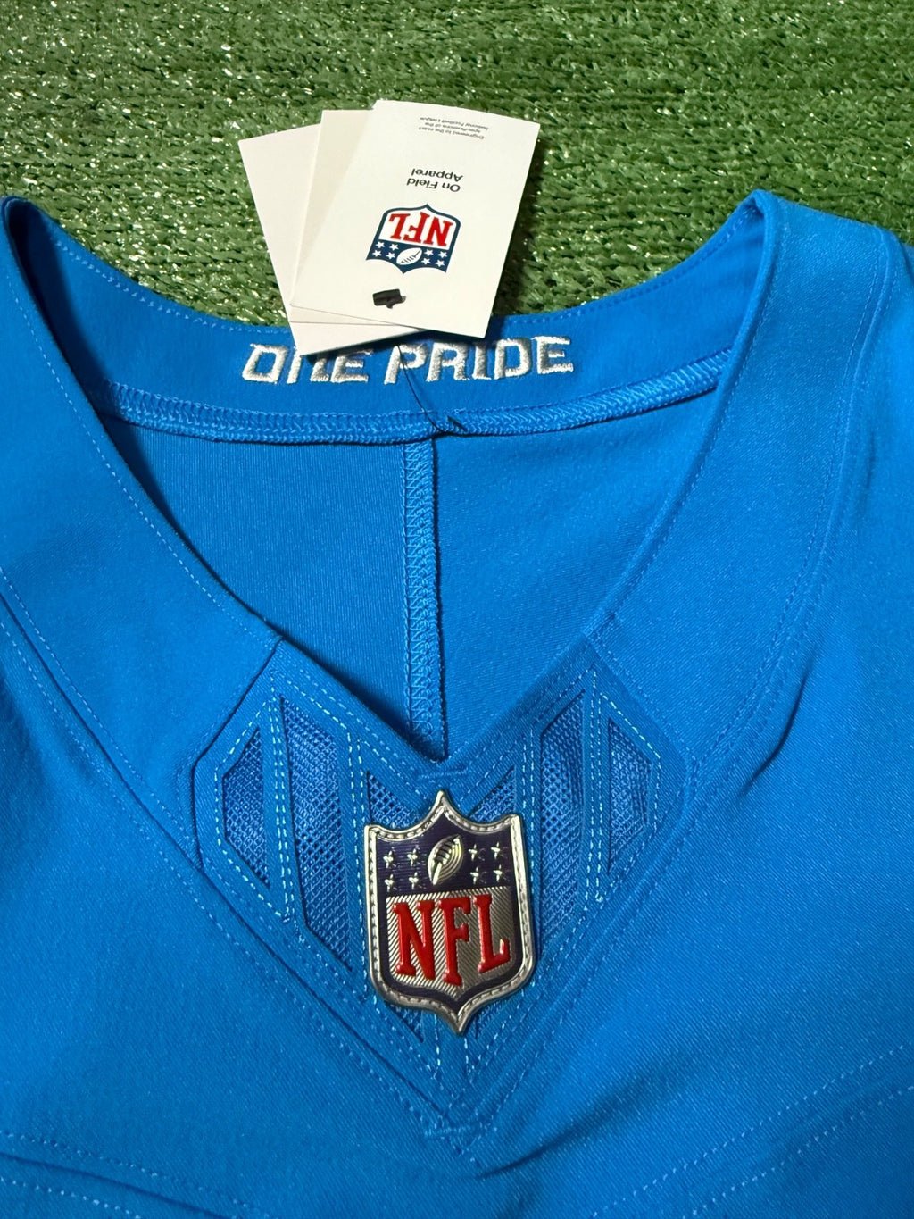 Aidan Hutchinson Detroit Lions Jersey #97 Nike Vapor FUSE Elite Blue size 48 (XL) NFL