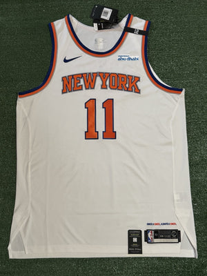 Jalen Brunson New York Knicks Jersey #11 Nike VaporKnit Authentic White Size 52 (XL) NBA