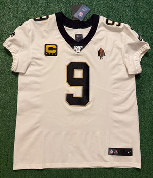 Drew Brees New Orleans Saints Jersey #9 Nike Vapor Elite White Size 48 (XL) NFL