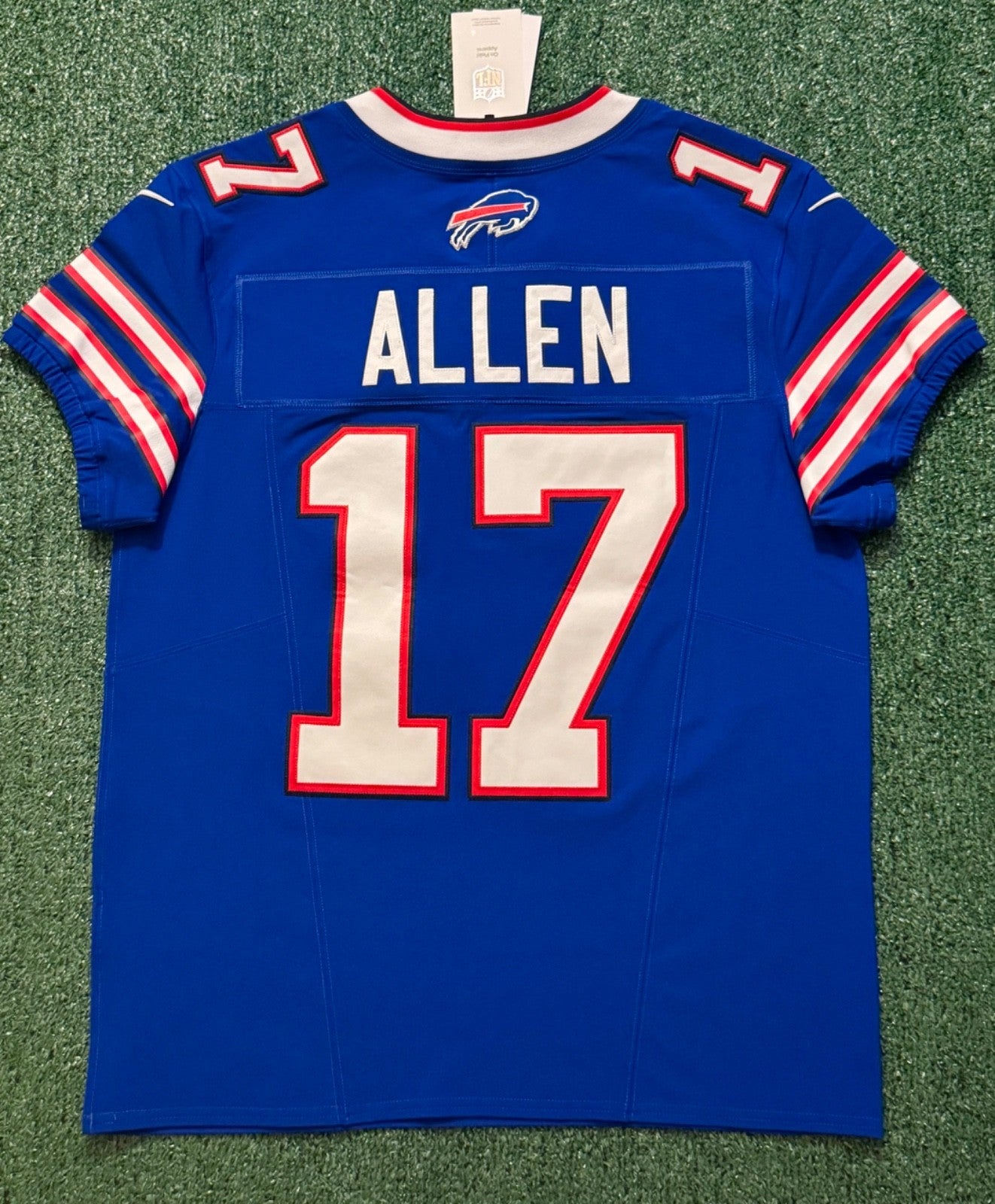 Josh Allen Buffalo Bills Jersey #17 Nike Vapor Fuse Elite Blue Size 44 (L) NFL