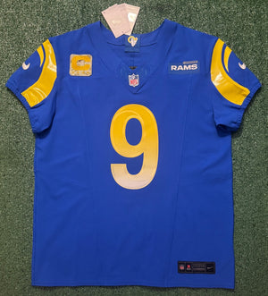 Matthew Stafford Los Angeles Rams Jersey #9 Nike Vapor FUSE Elite blue Size 44 (Large) NFL