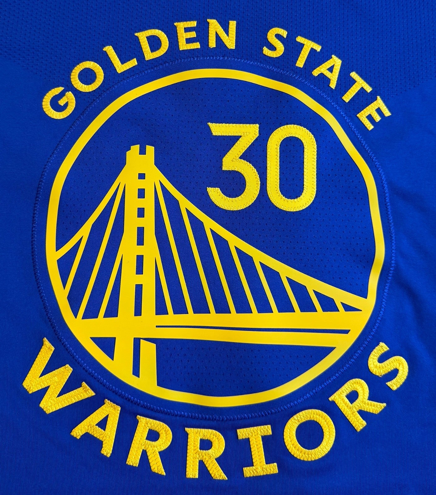 Steph Curry Golden State Warriors Jersey #30 Nike ADV Authentic Blue Size 52 (XL) NBA