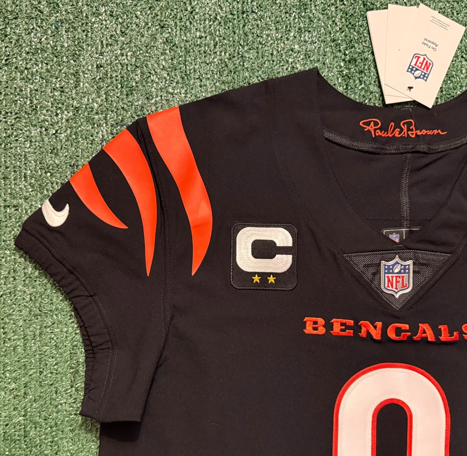 Joe Burrow Cincinnati Bengals Jersey #9 Nike Vapor Elite Black Size 44 (L) NFL