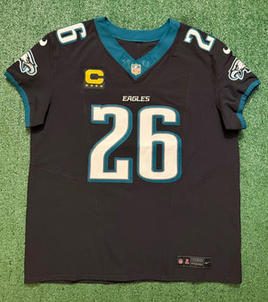 Saquon Barkley Philadelphia Eagles Jersey #26 Nike Vapor FUSE Elite Black Size 48 (XL) NFL