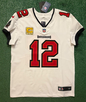 Tom Brady Tampa Bay Buccaneers Jersey #12 Nike Vapor Elite White size 44 (Large) NFL