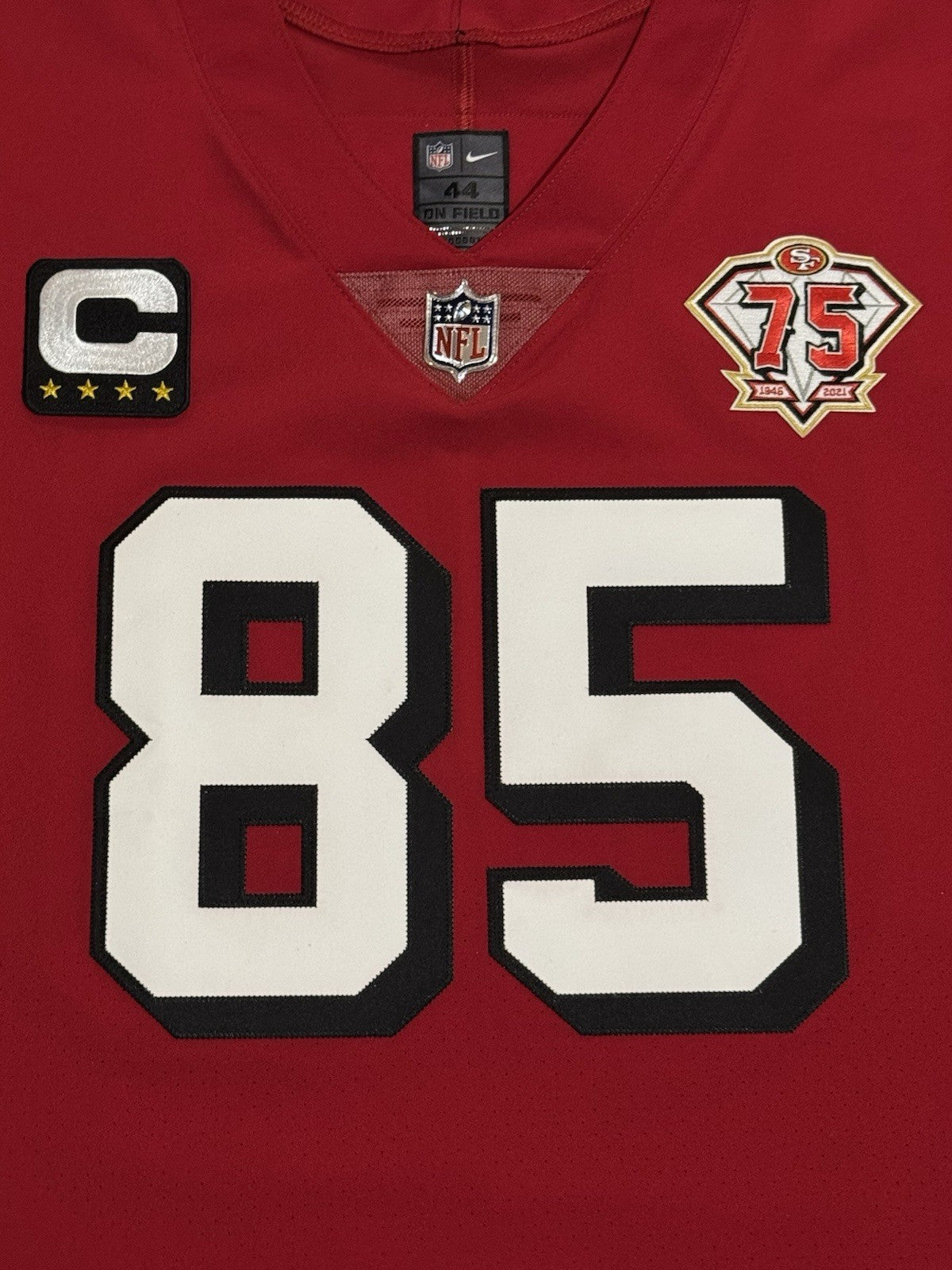 George Kittle San Francisco 49ers
Jersey #85 Nike Vapor Elite red
Size 44 (Large) NFL
