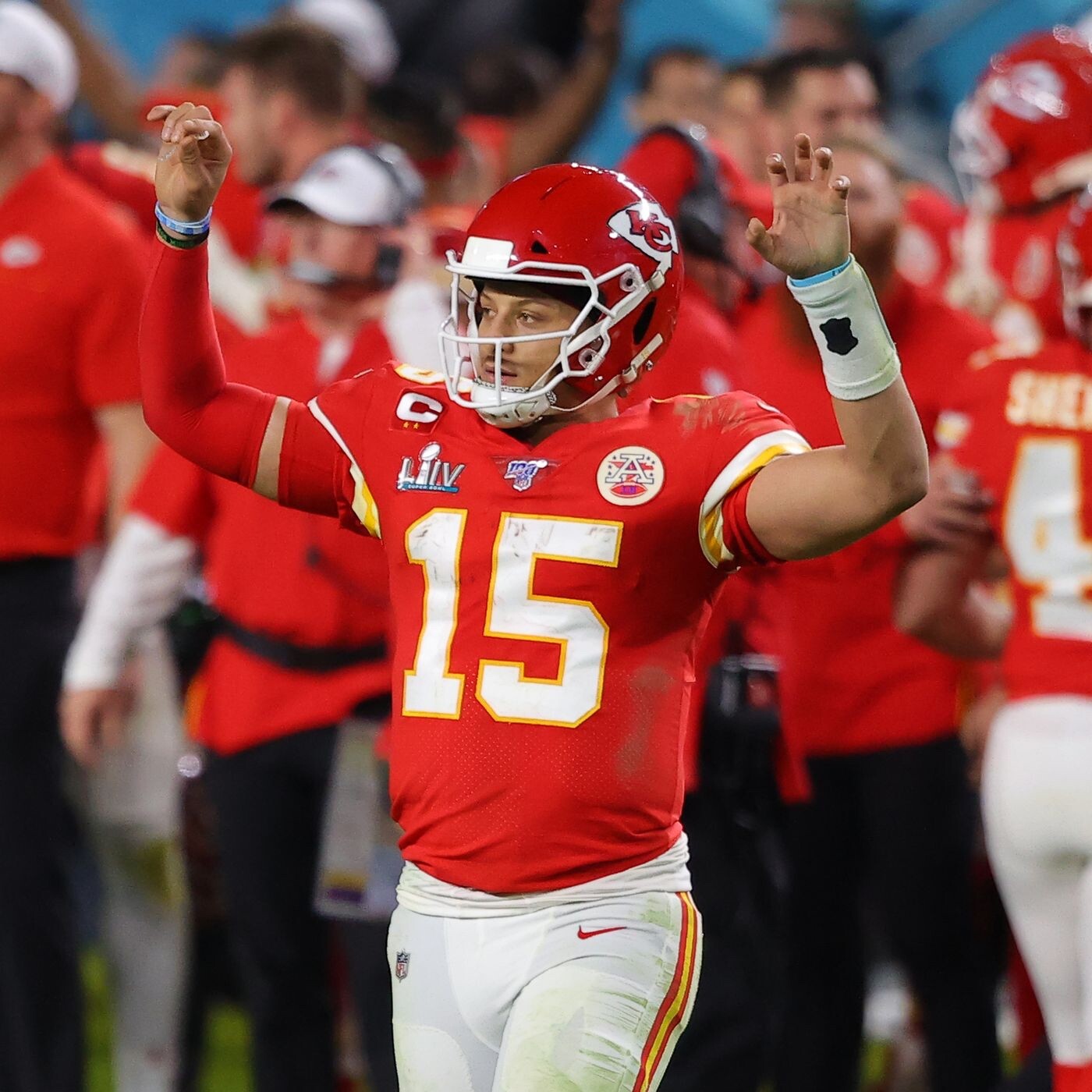 Patrick Mahomes Kansas City Chiefs Jersey #15 Nike Vapor Elite Red Size 48 (XL) NFL