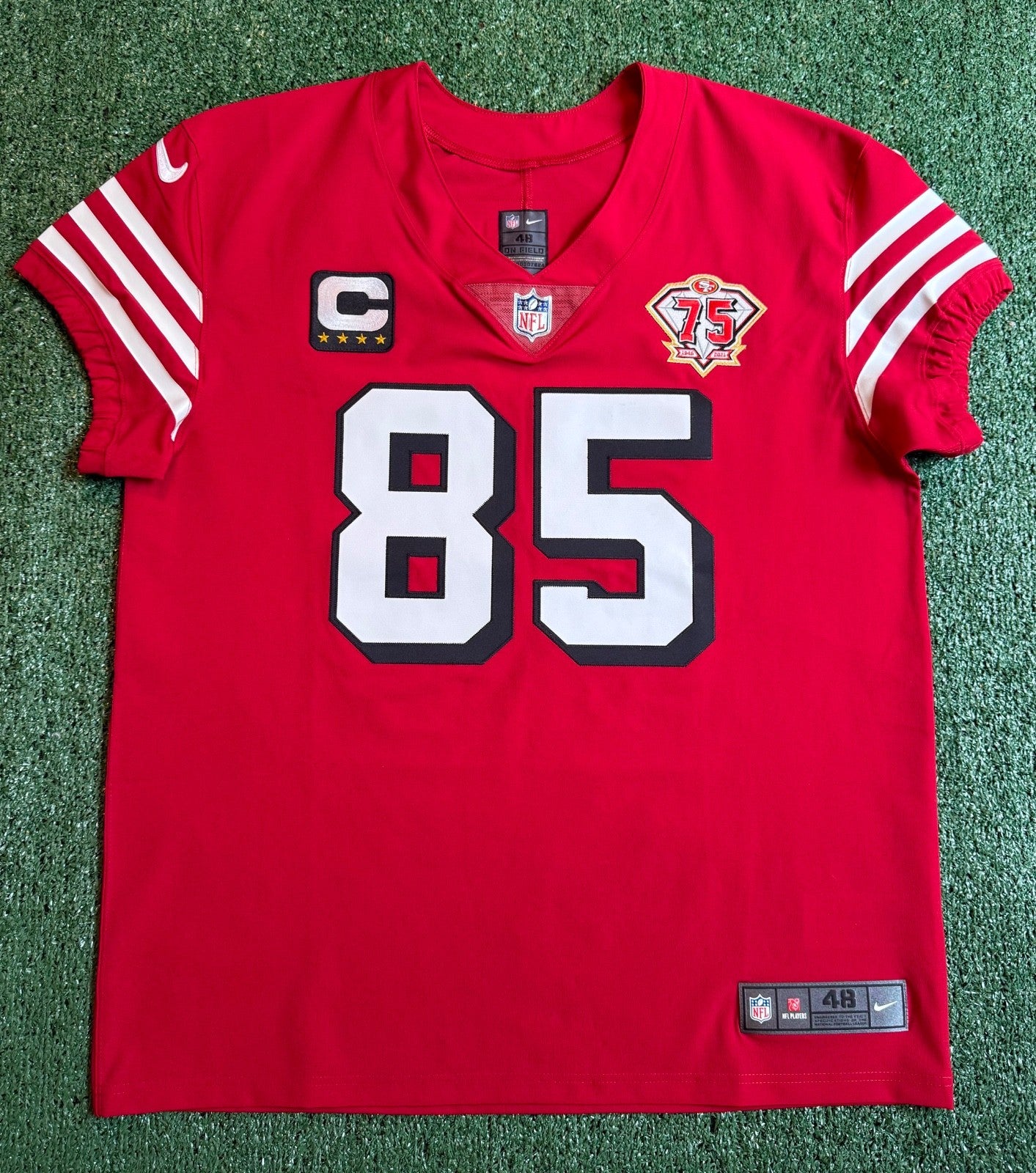 George Kittle San Francisco 49ers
Jersey #85 Nike Vapor Elite red
Size 48 (XL) NFL