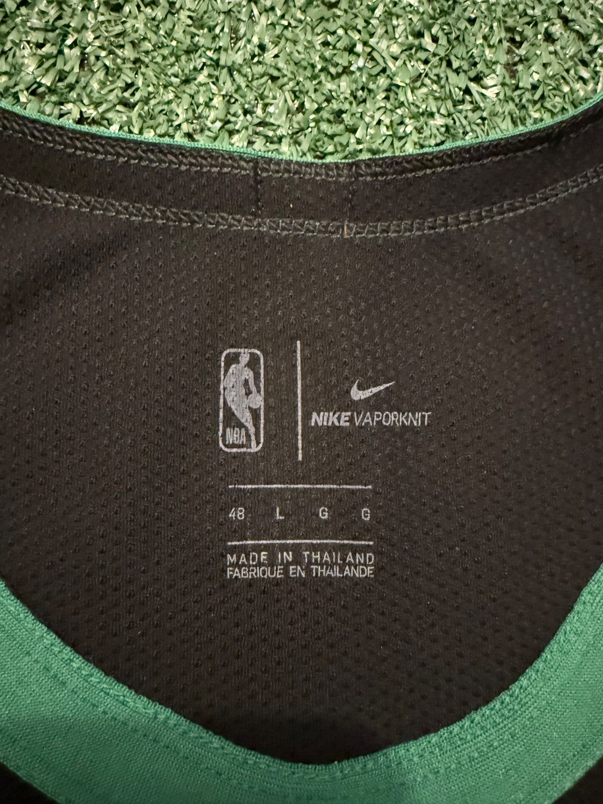 Jaylen Brown Boston Celtics Jersey #7 Nike Vaporknit Authentic Black Size 48 (Large) NBA