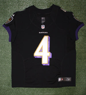 Zay Flowers Baltimore Ravens Jersey #4 Nike Vapor Elite Black Size 48 (XL) NFL