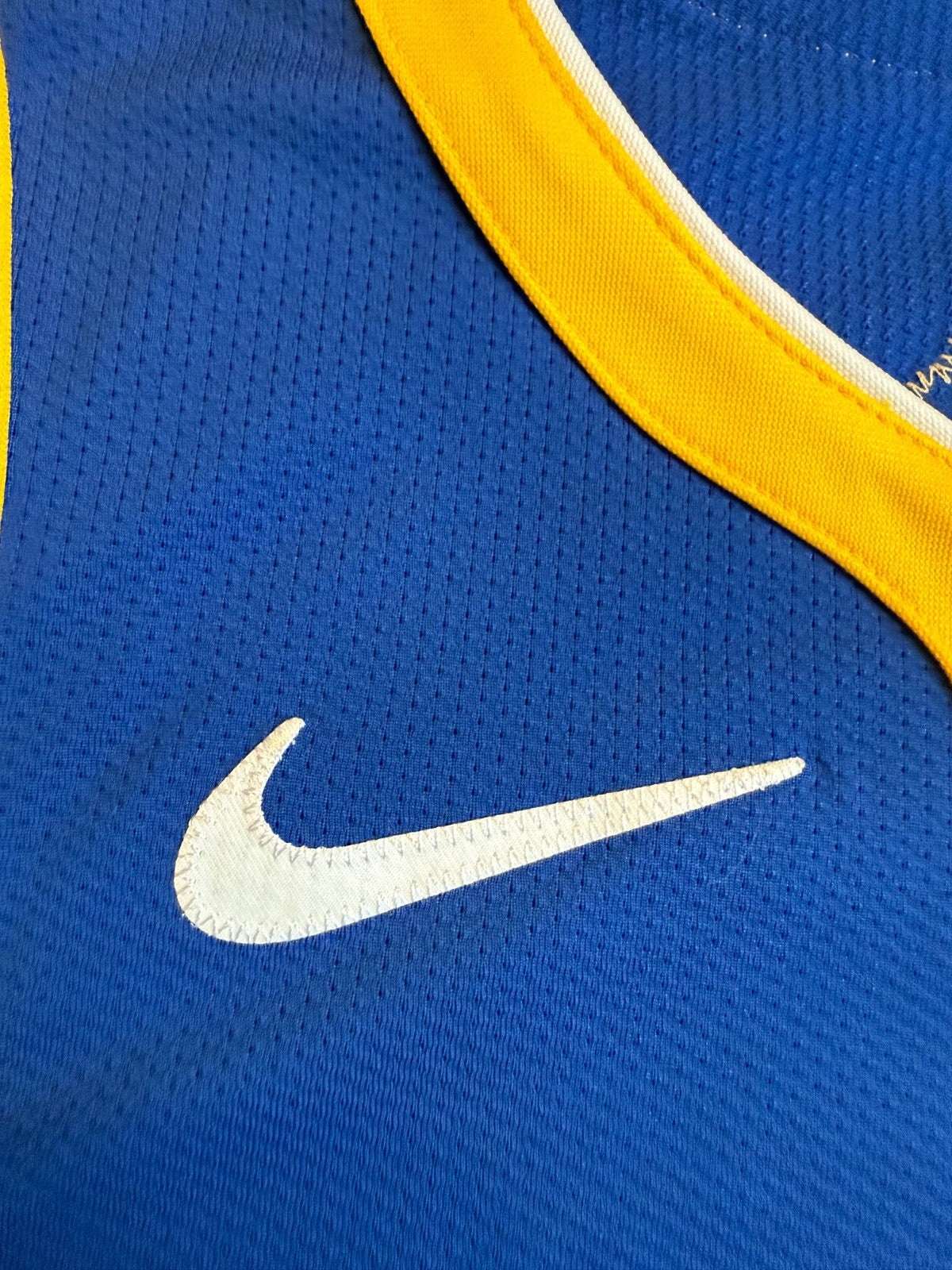 Steph Curry Golden State Warriors Jersey #30 Nike ADV Authentic Blue Size 48 (L) NBA