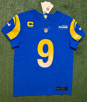 Matthew Stafford Los Angeles Rams Jersey #9 Nike Vapor FUSE Elite blue Size 40 (Medium) NFL