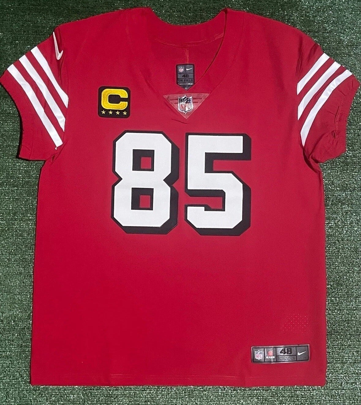 George Kittle San Francisco 49ers
Jersey #85 Nike Vapor Elite red
Size 48 (XL) NFL