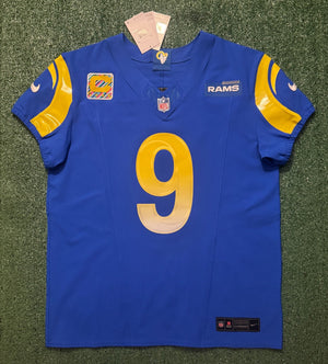 Matthew Stafford Los Angeles Rams Jersey #9 Nike Vapor FUSE Elite blue Size 44 (Large) NFL