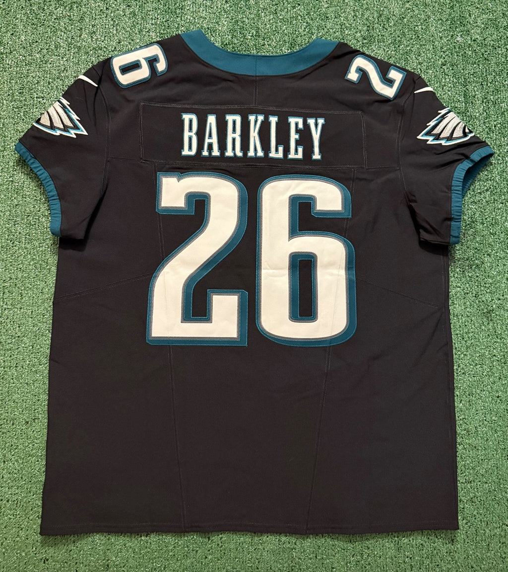 Saquon Barkley Philadelphia Eagles Jersey #26 Nike FUSE Elite Black size 48 (XL) NFL
