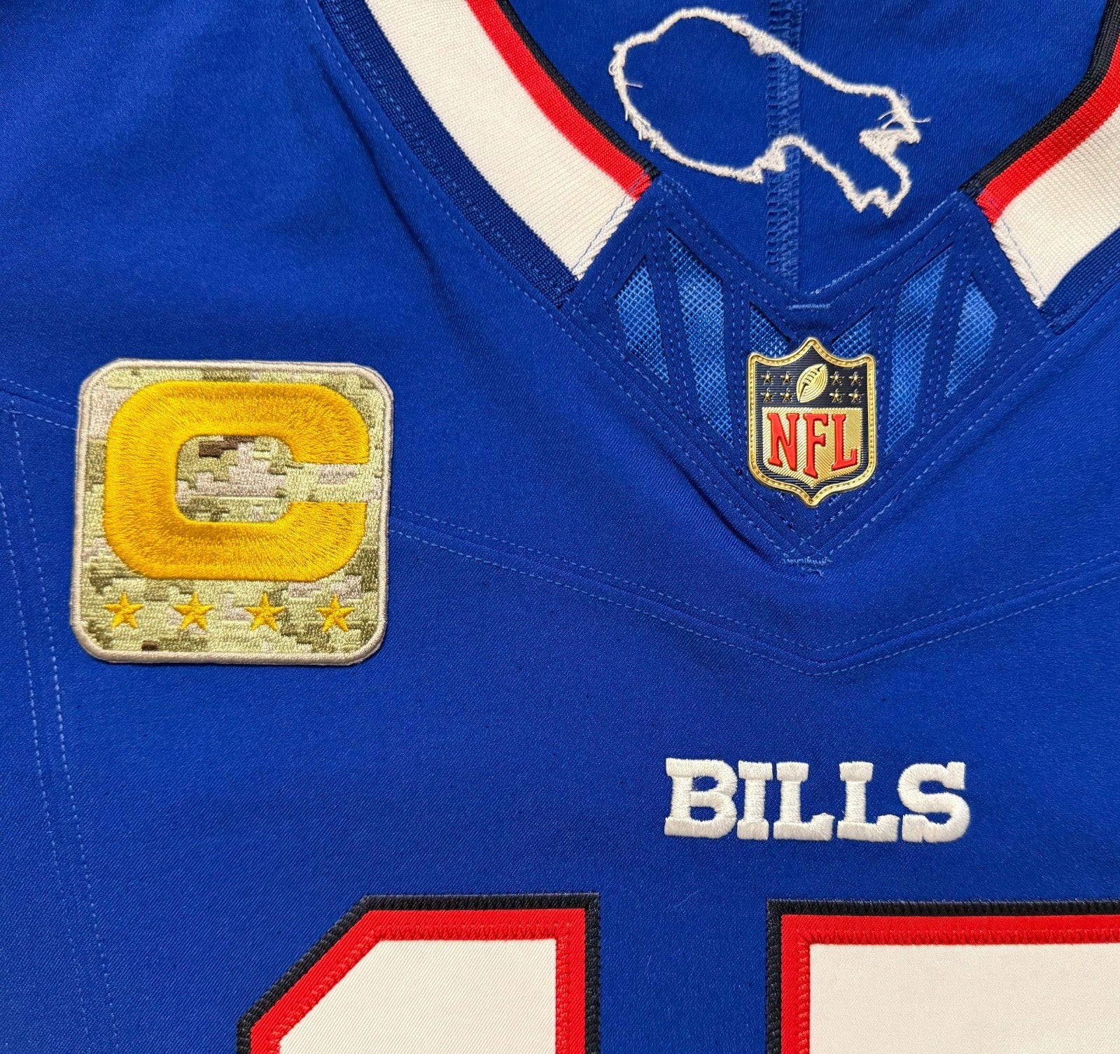 Josh Allen Buffalo Bills Jersey #17 Nike Vapor Fuse Elite Blue Size 40 (M) NFL