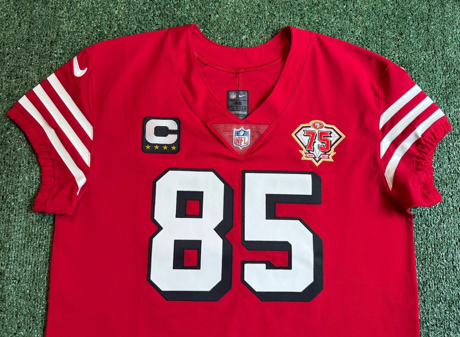 George Kittle San Francisco 49ers
Jersey #85 Nike Vapor Elite red
Size 48 (XL) NFL