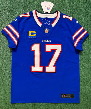 Josh Allen Buffalo Bills Jersey #17 Nike Vapor Fuse Elite Blue Size 40 (M) NFL