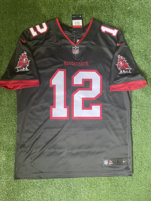 Tom Brady Tampa Bay Buccaneers Jersey #12 Nike Vapor Limited Gray Size Mens (Large) NFL