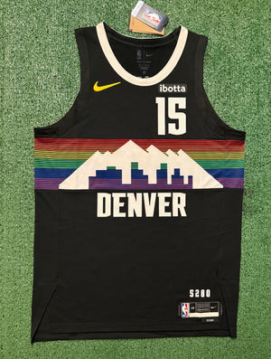 Nikola Jokic Denver Nuggets Jersey #15 Nike ADV Authentic Black Size 48 (L) NBA