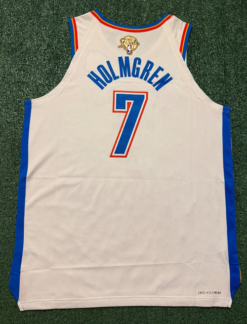 Chet Holmgren Oklahoma City Thunder Jersey #7 Nike ADV Authentic White Size 52 (XL) NBA