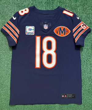 Caleb Williams Chicago Bears Jersey #18 Nike Vapor FUSE Elite Navy Size 40 (Medium) NFL
