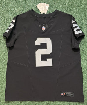 Ashton Jeanty Las Vegas Raiders Jersey #2 Nike Vapor Fuse Elite Black Size 48 (XL) NFL