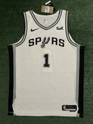 Victor Wembanyama San Antonio Spurs Jersey #1 Nike ADV Authentic White Size 52 (XL) NBA