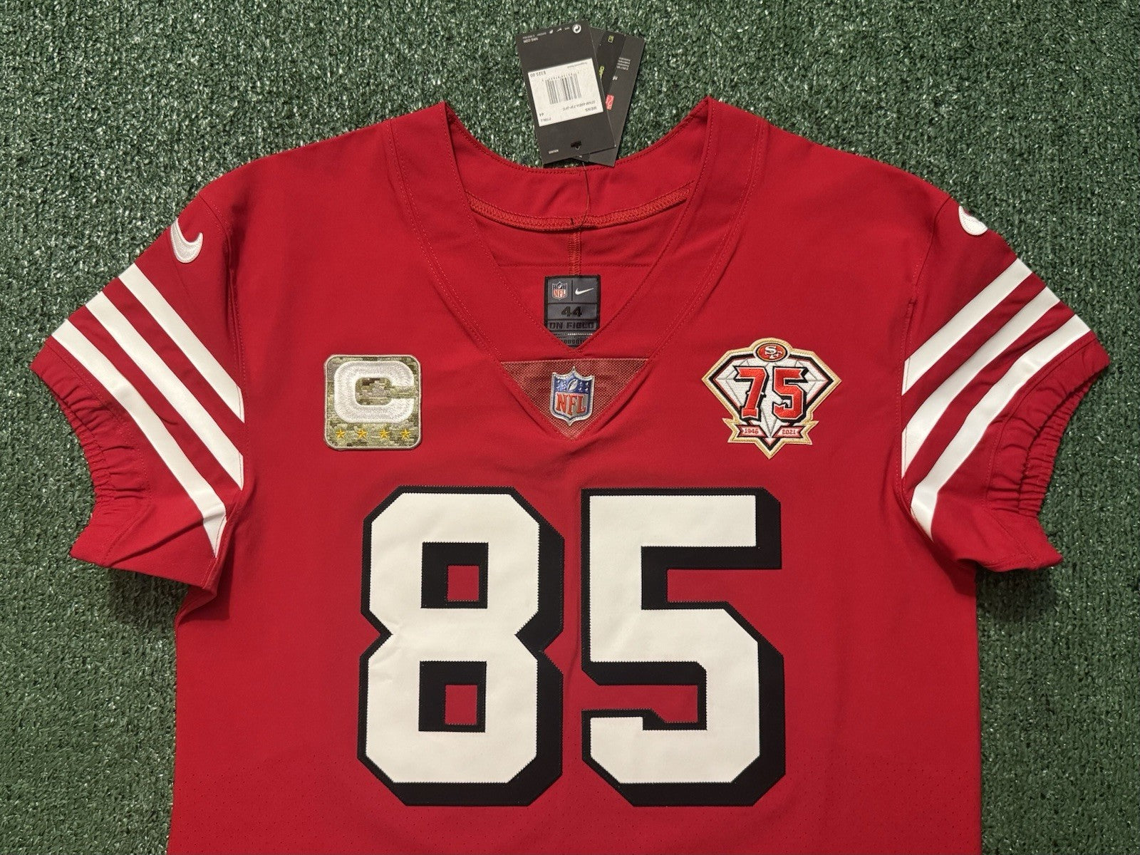 George Kittle San Francisco 49ers
Jersey #85 Nike Vapor Elite red
Size 44 (Large) NFL