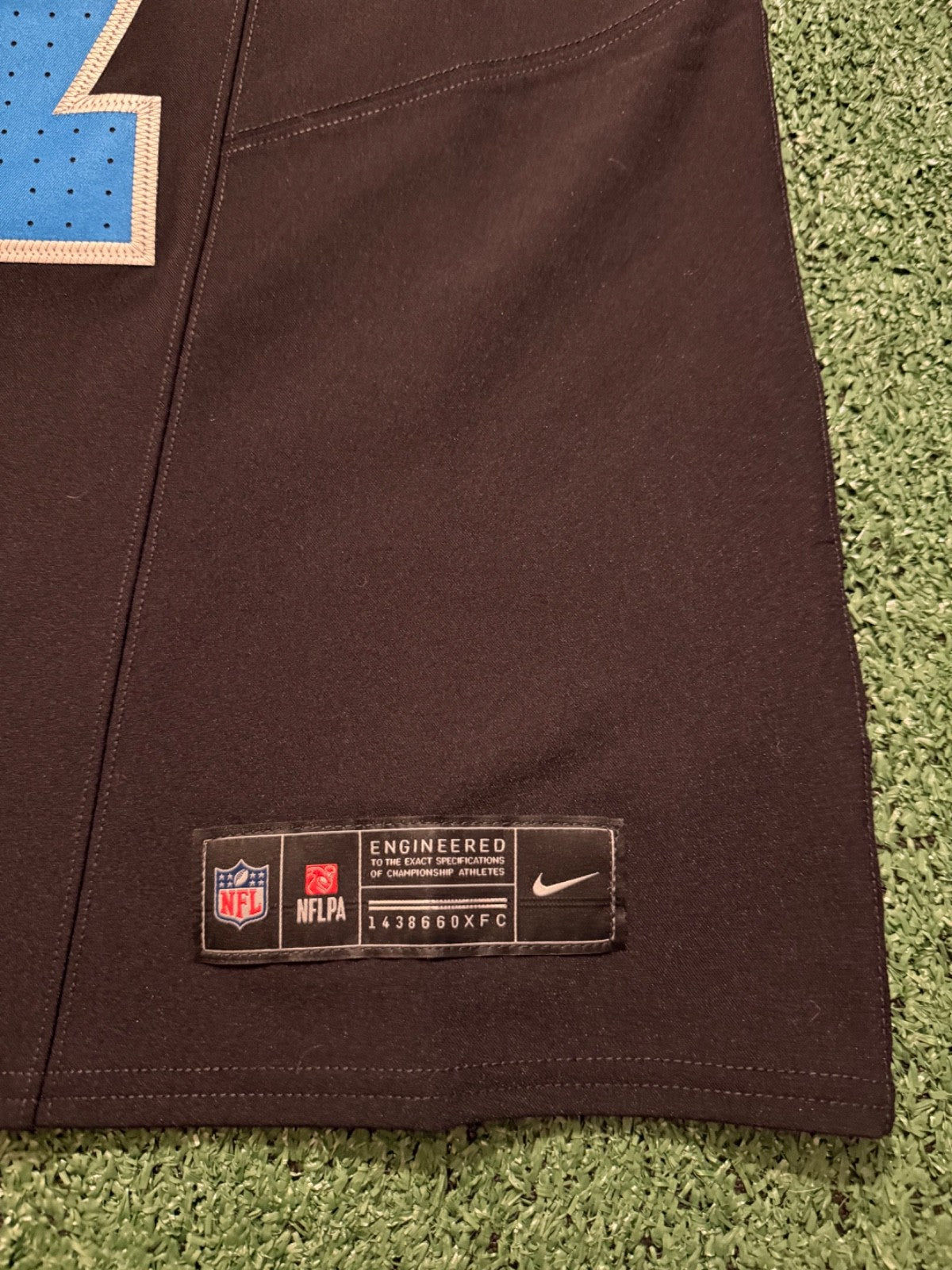 Aidan Hutchinson Detroit Lions Jersey #97 Nike Vapor FUSE Elite black size 40 (Medium) NFL