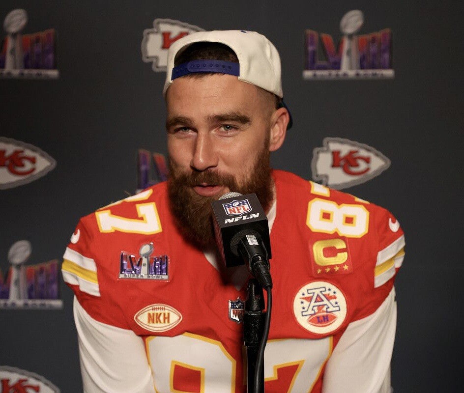 Travis Kelce Kansas City Chiefs Jersey #87 Nike Vapor Fuse Elite Red Size 44 (L) NFL
