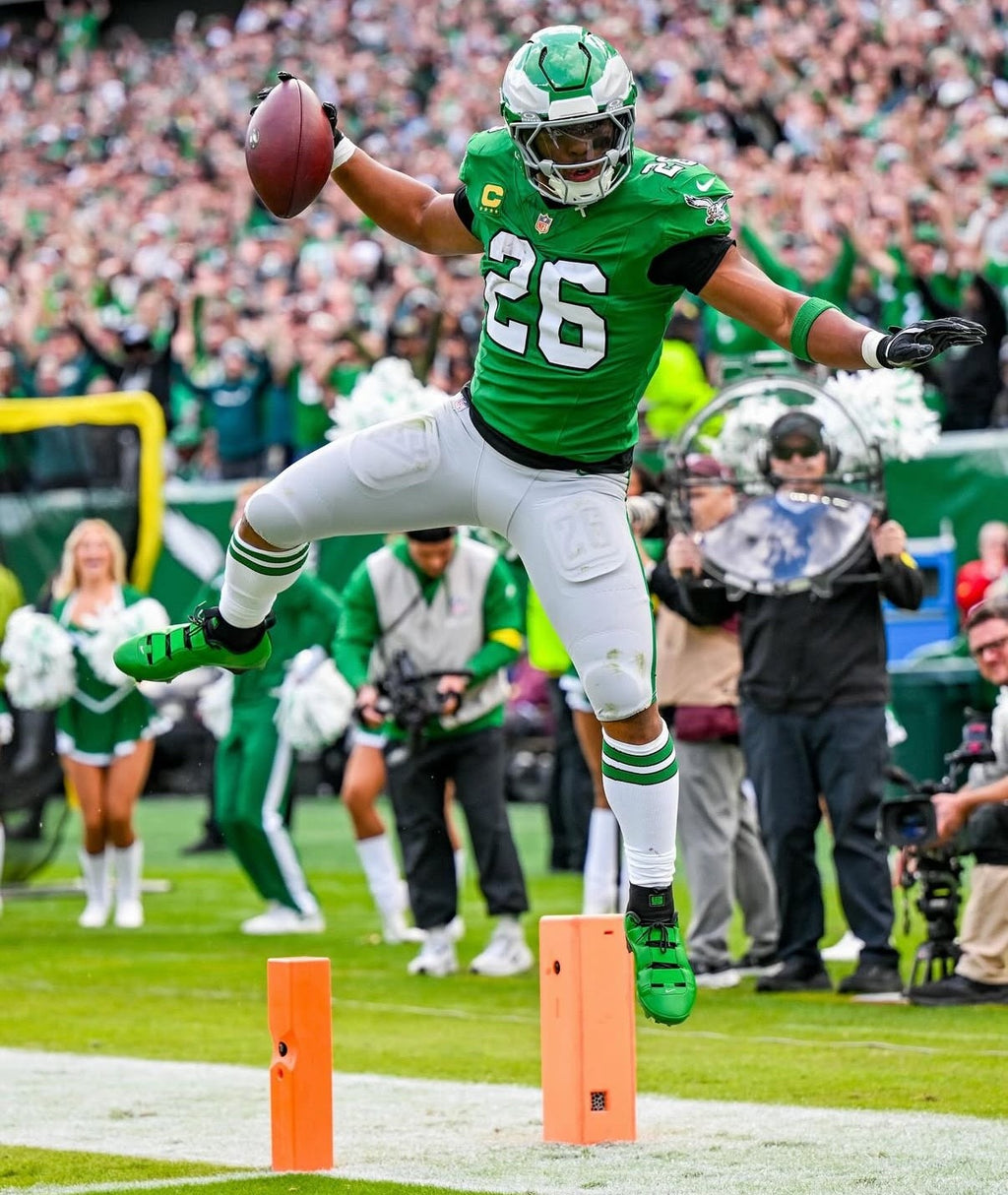 Saquon Barkley Philadelphia Eagles Jersey #26 Nike Vapor FUSE Elite Kelly Green size 48 (XL) NFL
