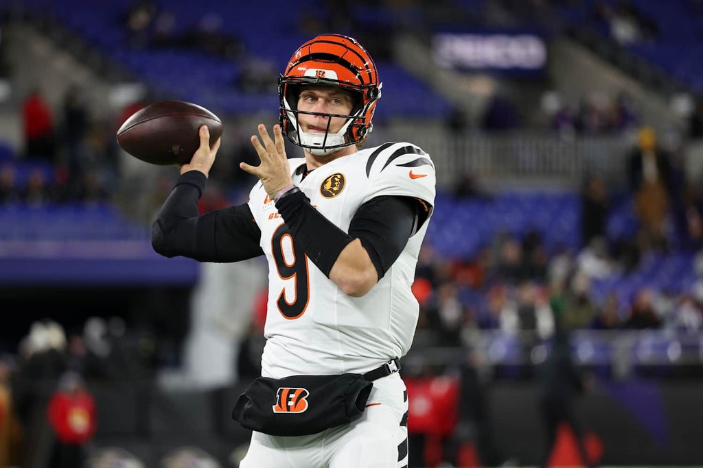 Joe Burrow Cincinnati Bengals Jersey #9 Nike Vapor FUSE Elite White Size 40 (M) NFL