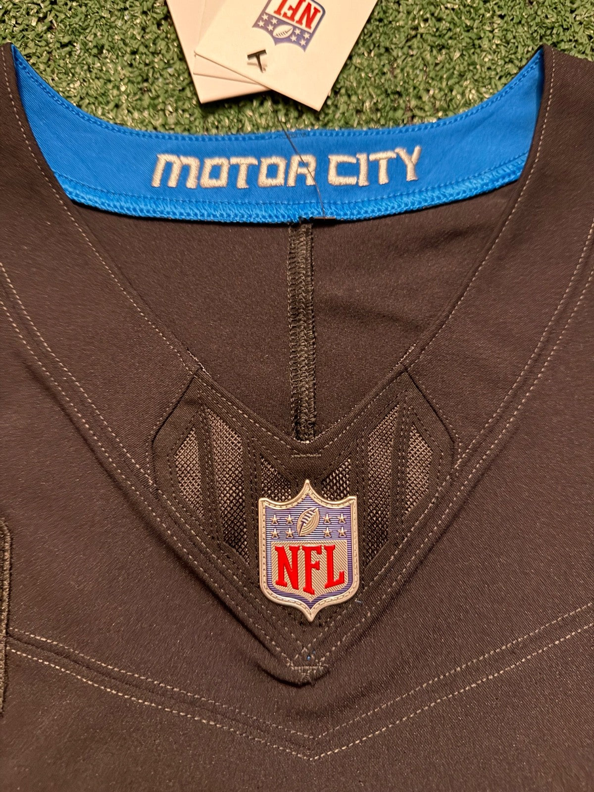 Jared Goff Detroit Lions Jersey #16  Nike Vapor FUSE Elite Black Size 44 (Large) NFL
