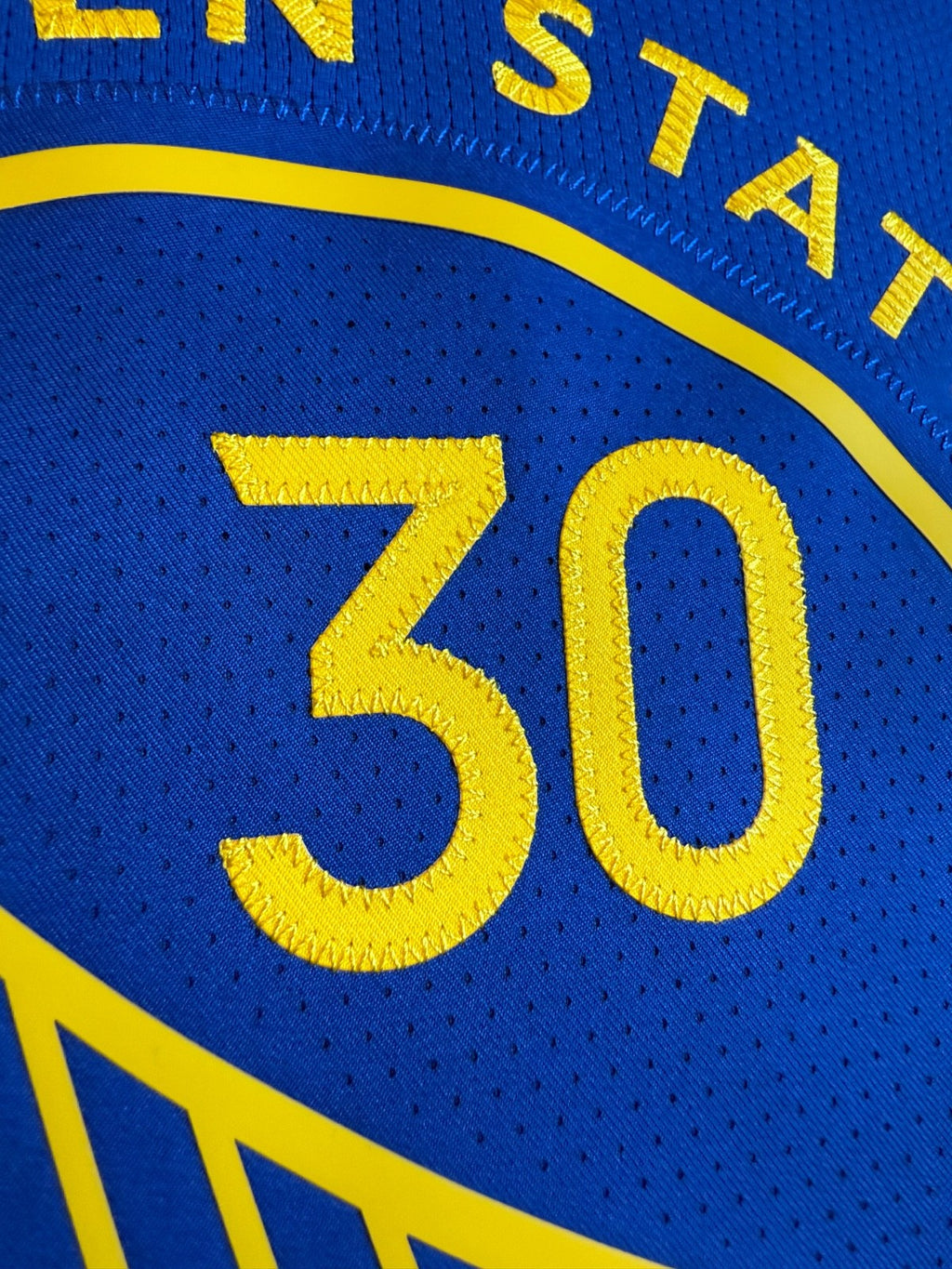 Steph Curry Golden State Warriors Jersey #30 Nike ADV Authentic Blue Size 52 (XL) NBA