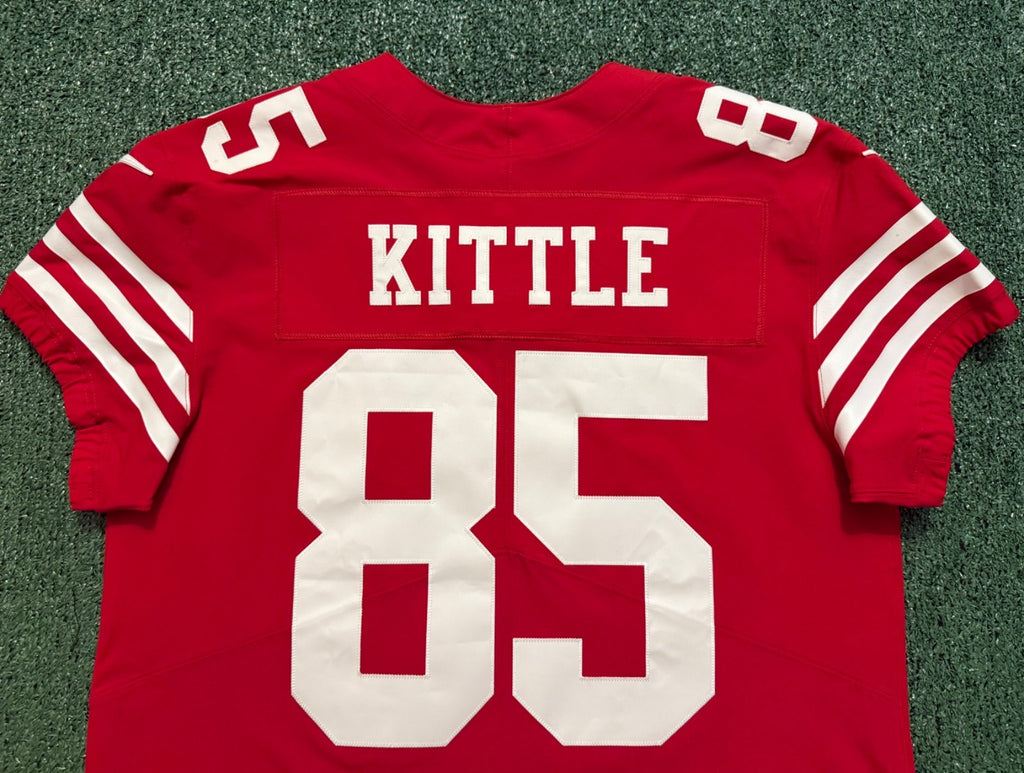 George Kittle San Francisco 49ers  Jersey #85 Nike Vapor Elite red Size 44 (Large) NFL
